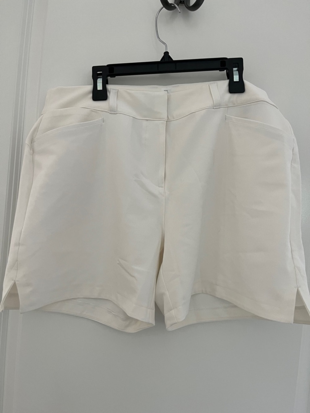 adidas Women's Primegreen White Golf Shorts